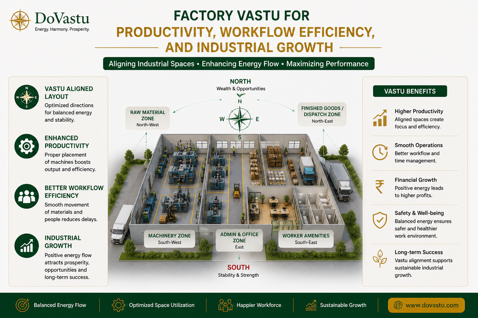 Factory Vastu for improved productivity